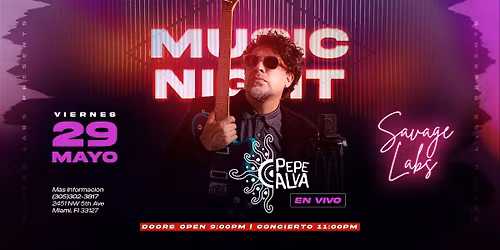 PEPE ALVA en CONCIERTO