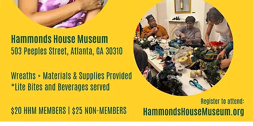 HHM Night Out! Holiday Wreath Making w\/ Sherida Heath