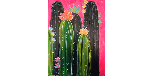 Prickle Me Pink - Paint and Sip in Houston | Classpop!\u2122