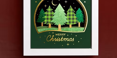 Christmas Shadow Box Craft Class Workshop