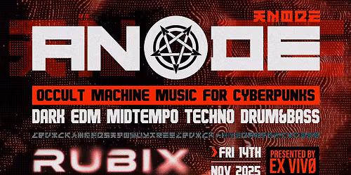 ANODE - Occult Machine Music For Cyberpunks