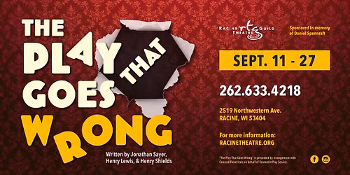 The Play That Goes Wrong - Racine Theatre Guild