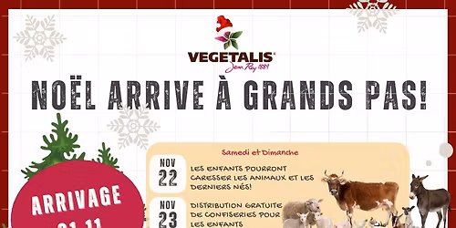 La petite ferme est de retour dans votre jardinerie Végétalis Jonquières