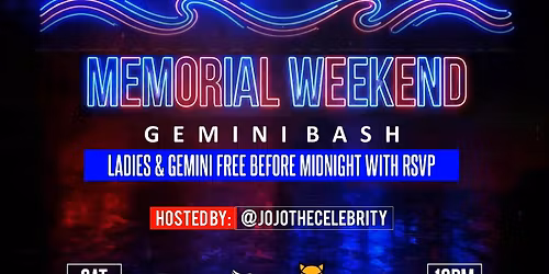 Selective Saturdays: Memorial Weekend Gemini Bash