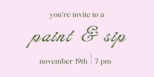 Paint & Sip