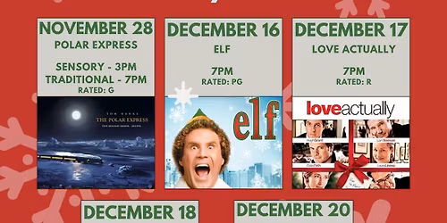 2025 Holiday Movie Series