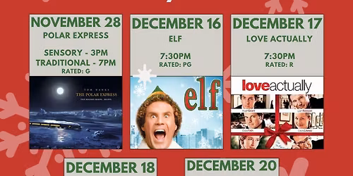 2025 Holiday Movie Series