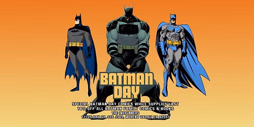 Batman Day at The Inkrunners