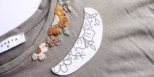 Sustainable Stitching Hand Embroidery Workshop