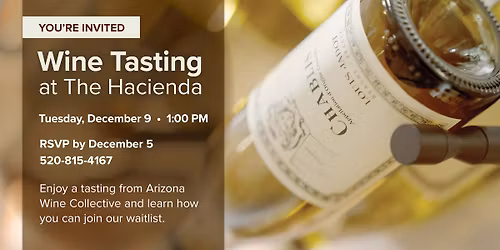 Free Event: Hacienda Wine Tasting