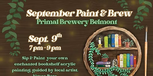 September Paint & Brew @ Primal Brewery Belmont