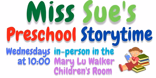 Miss Sue's Preschool Storytime