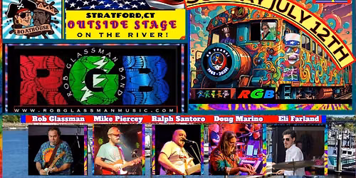 SUMMER SUNDAY FUNDAY  with ROB GLASSMAN BAND (RGB) JOEY C'S Stratford,CT 3pm