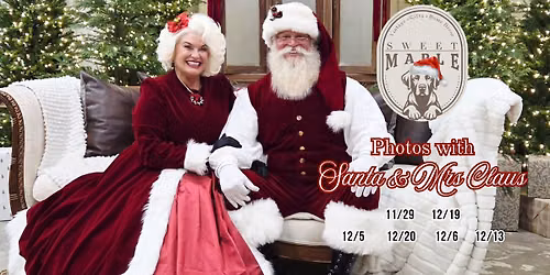 Photos with Santa & Mrs Claus