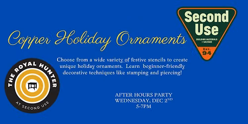 Copper Holiday Ornaments