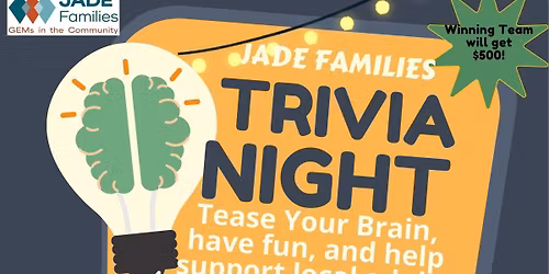 JADE Families Trivia Night 2026