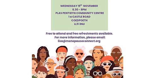 Menopause Monthly Meet Up - COEDPOETH