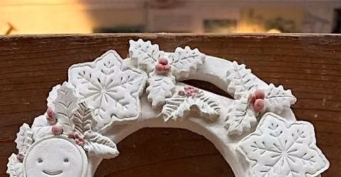 Adult Clay Workshop: Ceramic Christmas Wreath