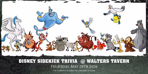 Disney Sidekick Trivia @ Walter's Tavern