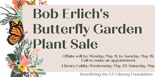 Bob Erlich's Butterfly Garden Plant Sale