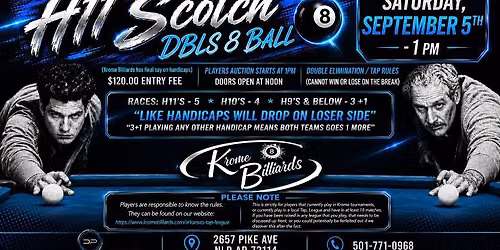H11 Scotch Dbls 8 Ball