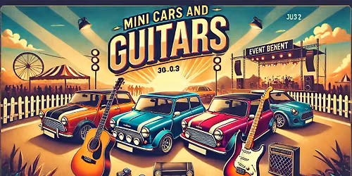 Minis, Cars and Guitars traveling to Cars and Guitars YEAR 2