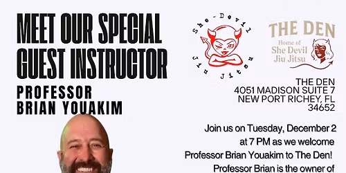 Guest Instructor Brian Youakim