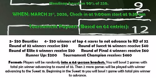 March Bowling Madness HANDICAP