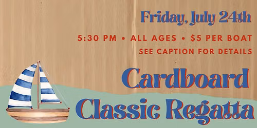 Cardboard Regatta Boat Races