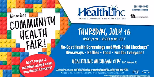 Community Health Fair - HealthLinc Michigan City