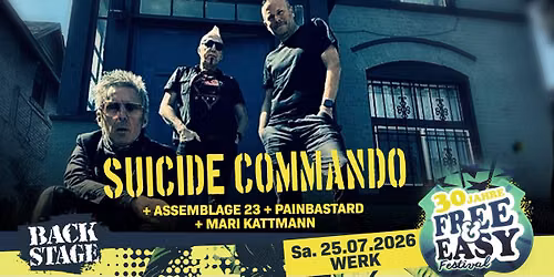 SUICIDE COMMANDO + ASSEMBLAGE 23 + PAINBASTARD + MARI KATTMANN | FREE & EASY FESTIVAL 2026