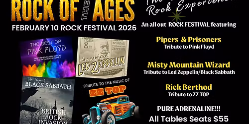 ROCK OF the AGES 2026 in FOLEY, ALABAMA FEB 10
