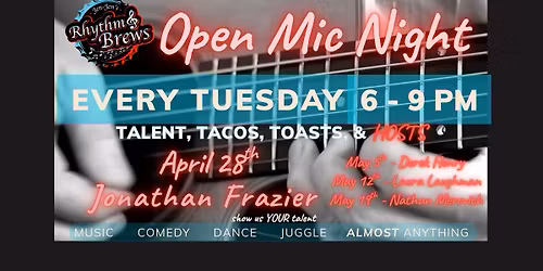 Open Mic @ JenJen's - Hosted by Jonathan Frazier
