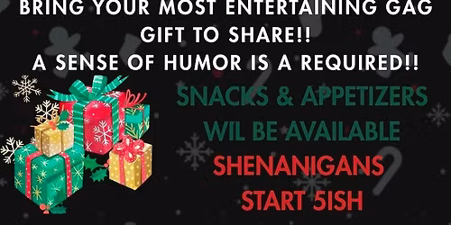 2ND ANNUAL UGLY SWEATER SHENANIGANS 