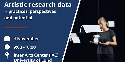 Artistic research data \u2013 practices, perspectives and potential 