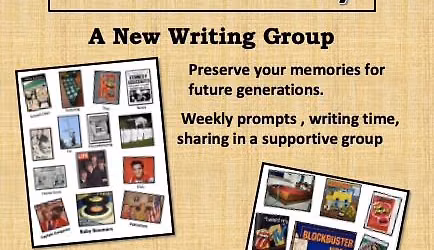 Tell Your Story A New Writing Group