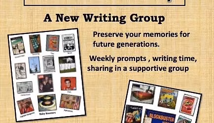Tell Your Story A New Writing Group