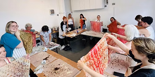 Botanical dyed Silk Scarf Workshop