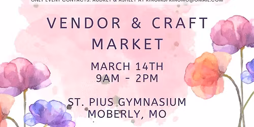 3rd Annual Ring-in-Spring Vendor & Craft Market