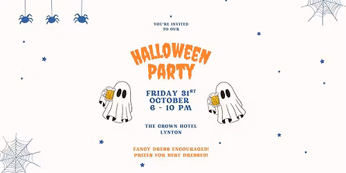 \ud83c\udf83 Halloween Party at The Crown \ud83d\udc7b