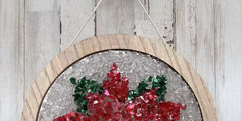 Create a Poinsettia Suncatcher