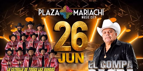Concierto: El Compa Sacra, Banda Maguey, Viento y Sol & Armadillos Jr.