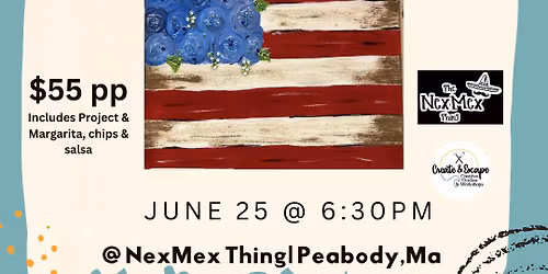6\/25\/26-  Mixed Media Paint Night \u2013 Embellished Canvas @ NexMex | Open Workshop6\/25\/26-  Mixed Media