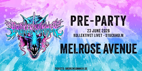 Broken Summer Pre-Party | Stockholm, Kollektivet Livet