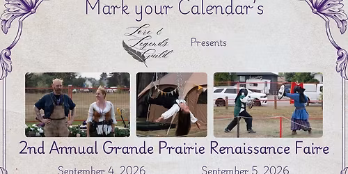 2nd Annual Grande Prairie Renaissance Faire