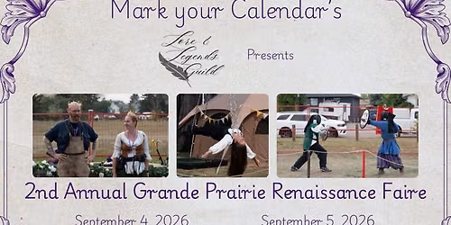2nd Annual Grande Prairie Renaissance Faire