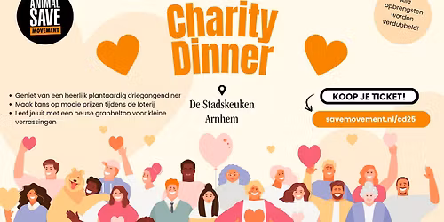 Charity Dinner voor Animal Save Nederland