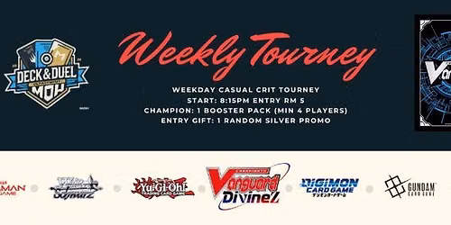 [Casual] CardFight Vanguard Crit Crit Work Tourney