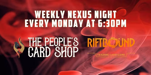 Monday Riftbound | League of Legends Trading Card Game Nexus Play Event at The People's Card Shop