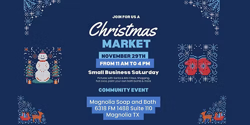 Magnolia Soap - Christmas Market - Small Business Saturday